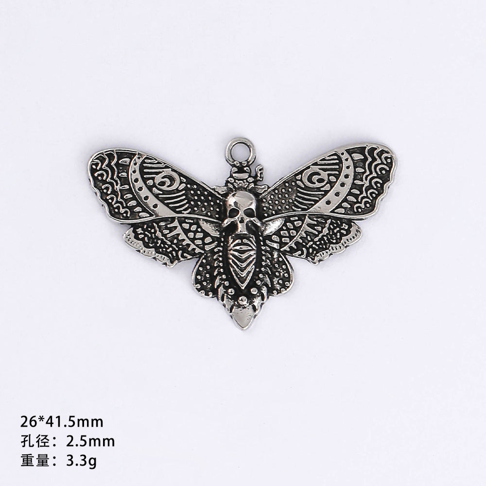 Wholesale 20pcs Gothic style dark punk love DIY necklace pendant